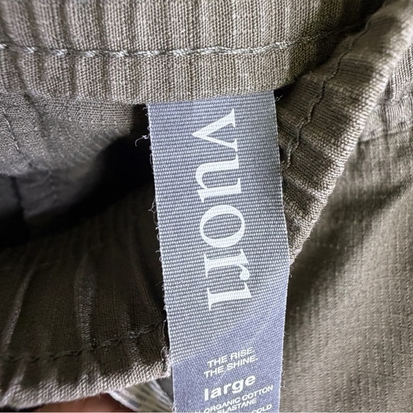 Men's Vuori Ripstop Olive climber Pants L - Picture 3 of 5